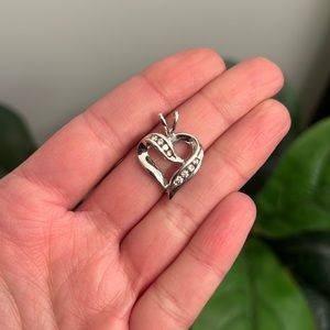 Kay jewelers 10k white gold heart